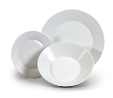 Lea biela tanierová súprava 18-dielná